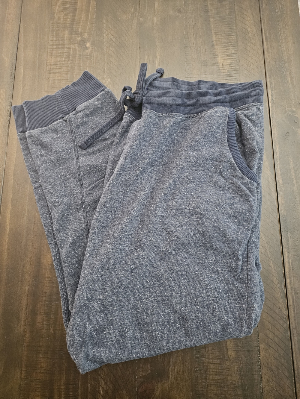 Sears Men's Heathered Navy Blue Jogger Sweatpants
